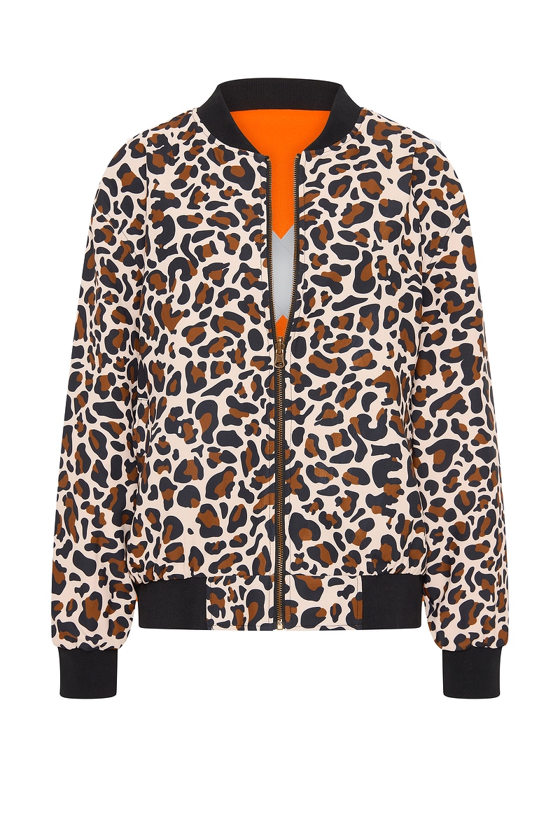 Bomber Reversible Jacket Leopard